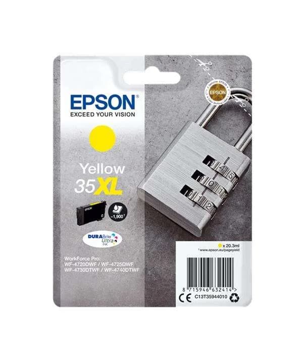 Cartucho de tinta Epson 35XL amarillo original T3594 para WorkForce Pro