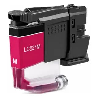 Cartucho de Tinta Compatible Brother LC521 Magenta miniatura 1