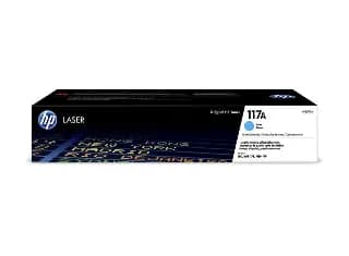 Tóner HP 117A Cian original W2071A para HP Color Laser 150 y MFP 178/179 miniatura 1