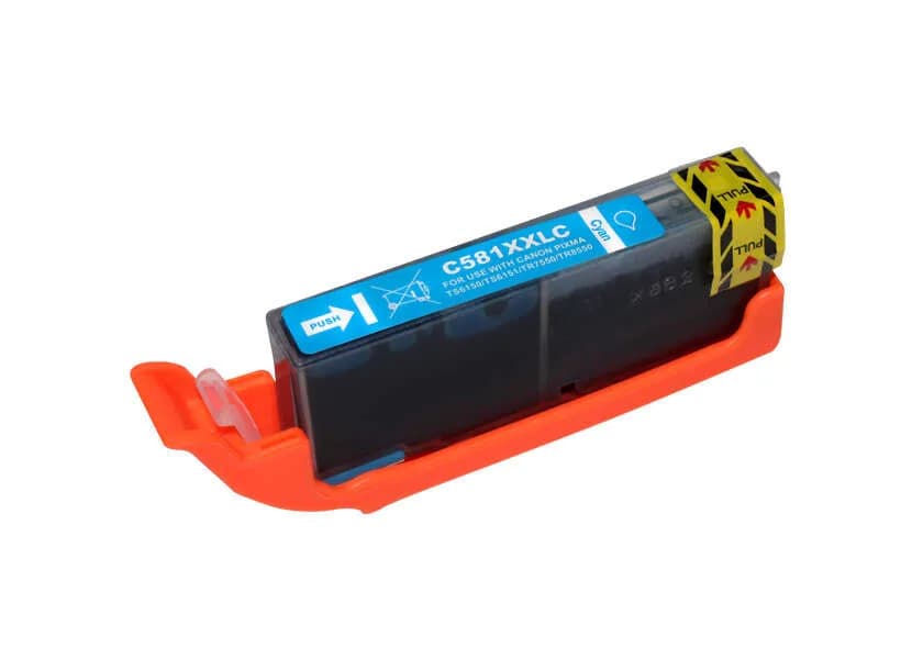 Cartucho compatible Canon CLI-581C XXL cian con chip PIXMA