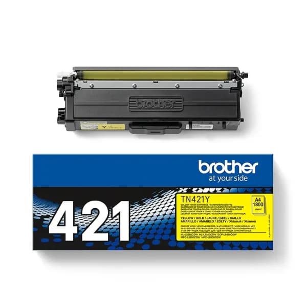 Tóner original Brother TN421 amarillo para L8260 L8360