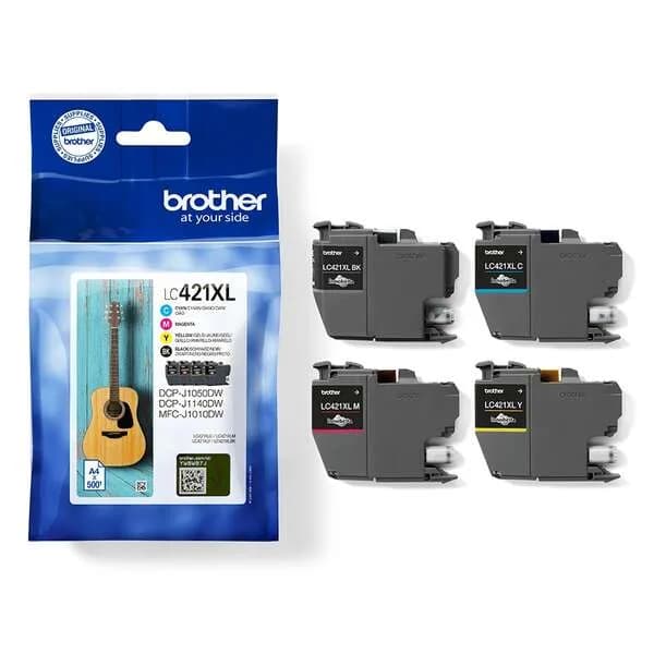 Value pack original Brother LC421XLVAL con 4 cartuchos XL