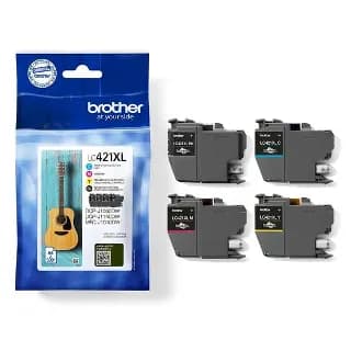 Value pack original Brother LC421XLVAL con 4 cartuchos XL miniatura 1