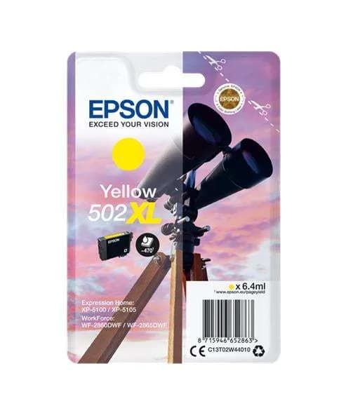 Cartucho de tinta Epson 502XL amarillo original C13T02W44010 de alta capacidad