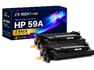 Pack de 2 tóneres compatibles HP 59A CF259A negro 6000 páginas miniatura 1