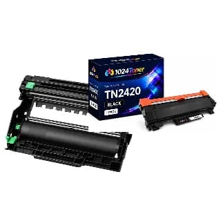 Combo tóner TN2420 y tambor DR2400 compatibles Brother miniatura 1