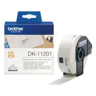 Etiquetas Originales Brother DK-11201 - Dirección 29x90 mm - 400 unidades miniatura 1