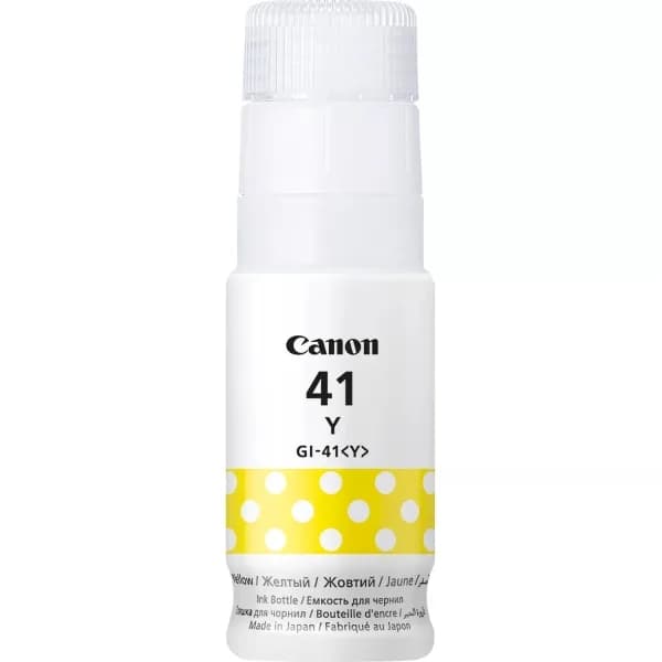 Botella de Tinta Original Canon GI41 / GI41Y / 4545C001 Amarillo