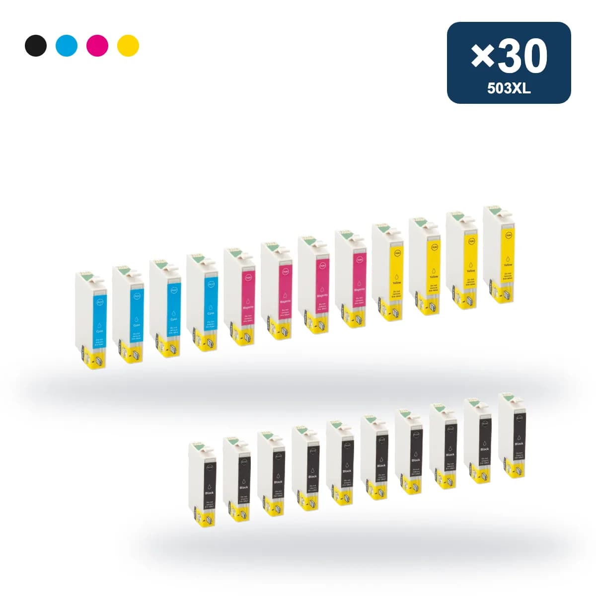 Pack de 30 cartuchos compatibles Epson 503XL con envío gratis