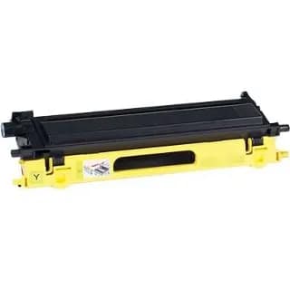 Tóner Compatible Brother TN135 / TN130 / TN135Y / TN130Y Amarillo miniatura 1