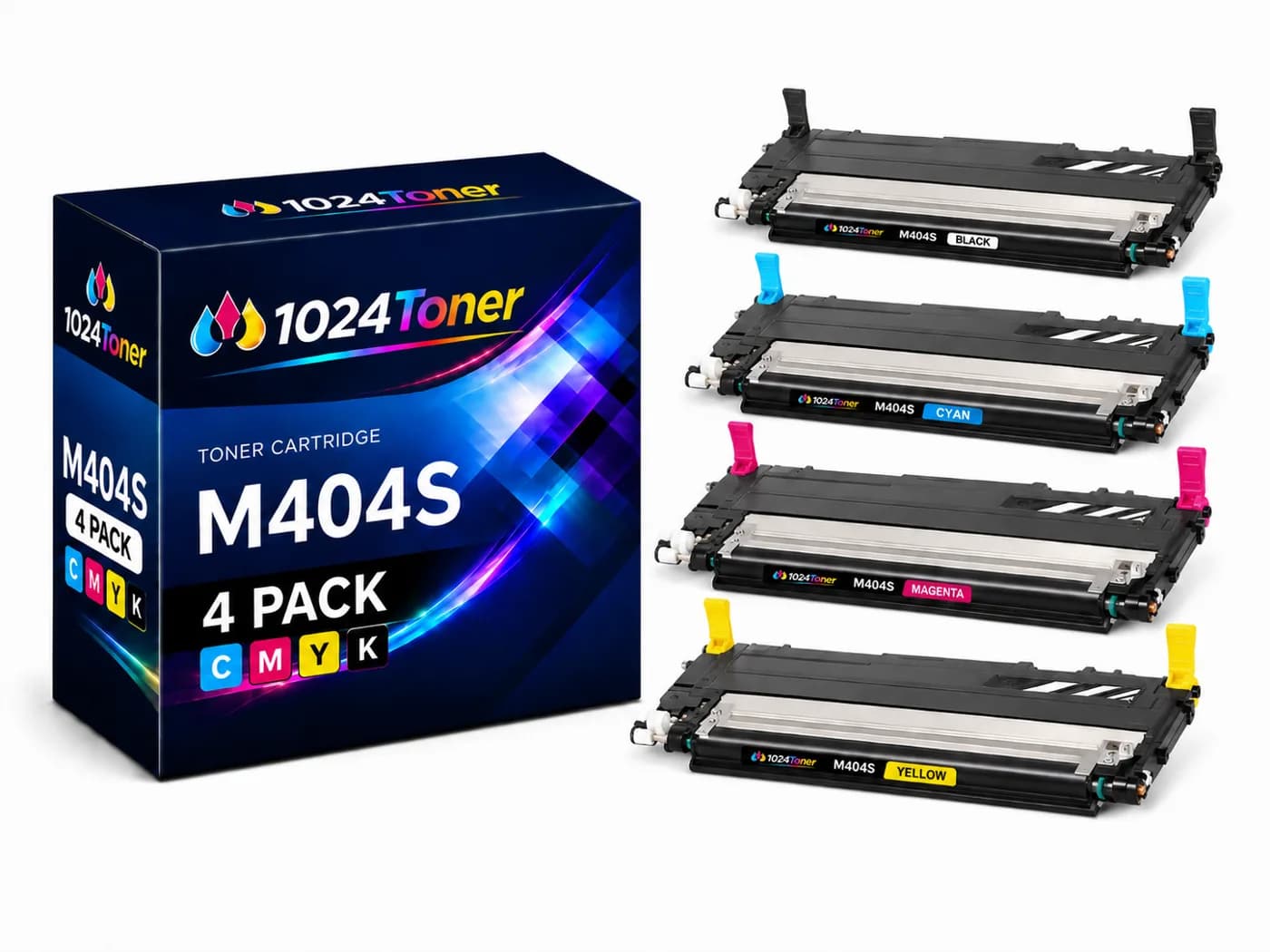 Pack 4x Tóner Compatible Samsung CLT-404S / C480FW / C480W / C430 / C430W / C480 Color