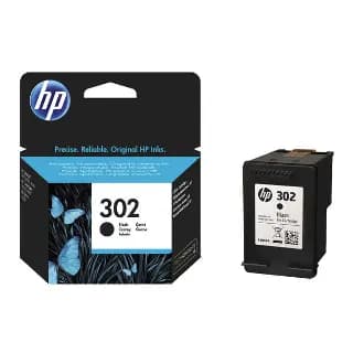 Cartucho de tinta original HP 302 negro F6U66AE para Deskjet, OfficeJet y ENVY miniatura 1