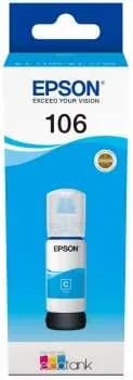 Botella de Tinta Original Epson 106 / C13T00R240 Cyan miniatura 1