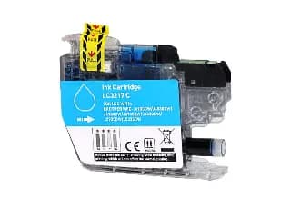 Cartucho de tinta compatible Brother LC3217C cian para multifunción MFC-J5730DW miniatura 1
