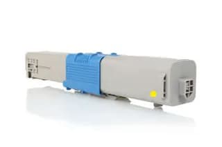 Tóner Compatible OKI 44469704 Amarillo miniatura 1