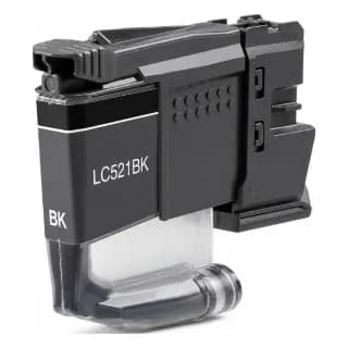 Cartucho de Tinta Compatible Brother LC521 Negro Pigmentada miniatura 1
