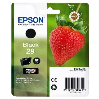 Cartucho de tinta original Epson 29 Fresa negro T2981 miniatura 1