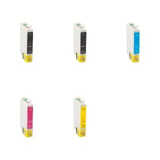 Pack de 5 cartuchos compatibles Epson 604XL con dos negros miniatura 1
