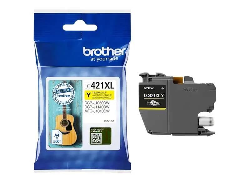 Cartucho de Tinta Original Brother LC421XL / LC421XLY Amarillo