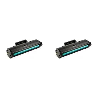 Pack de 2 tóneres compatibles HP W1420A 142A negro con chip miniatura 1