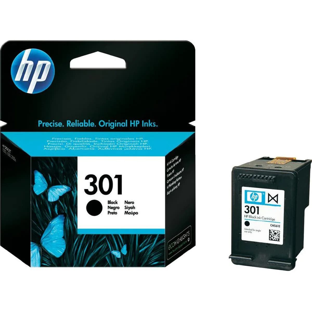 Cartucho de Tinta Original HP 301 / CH561EE Negro