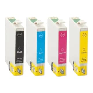 Pack 4 cartuchos compatibles Epson T0611 T0612 T0613 T0614 miniatura 1