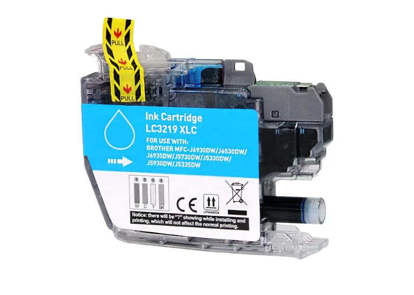 Cartucho de Tinta Compatible Brother LC3219XL / LC3219XLC Cyan