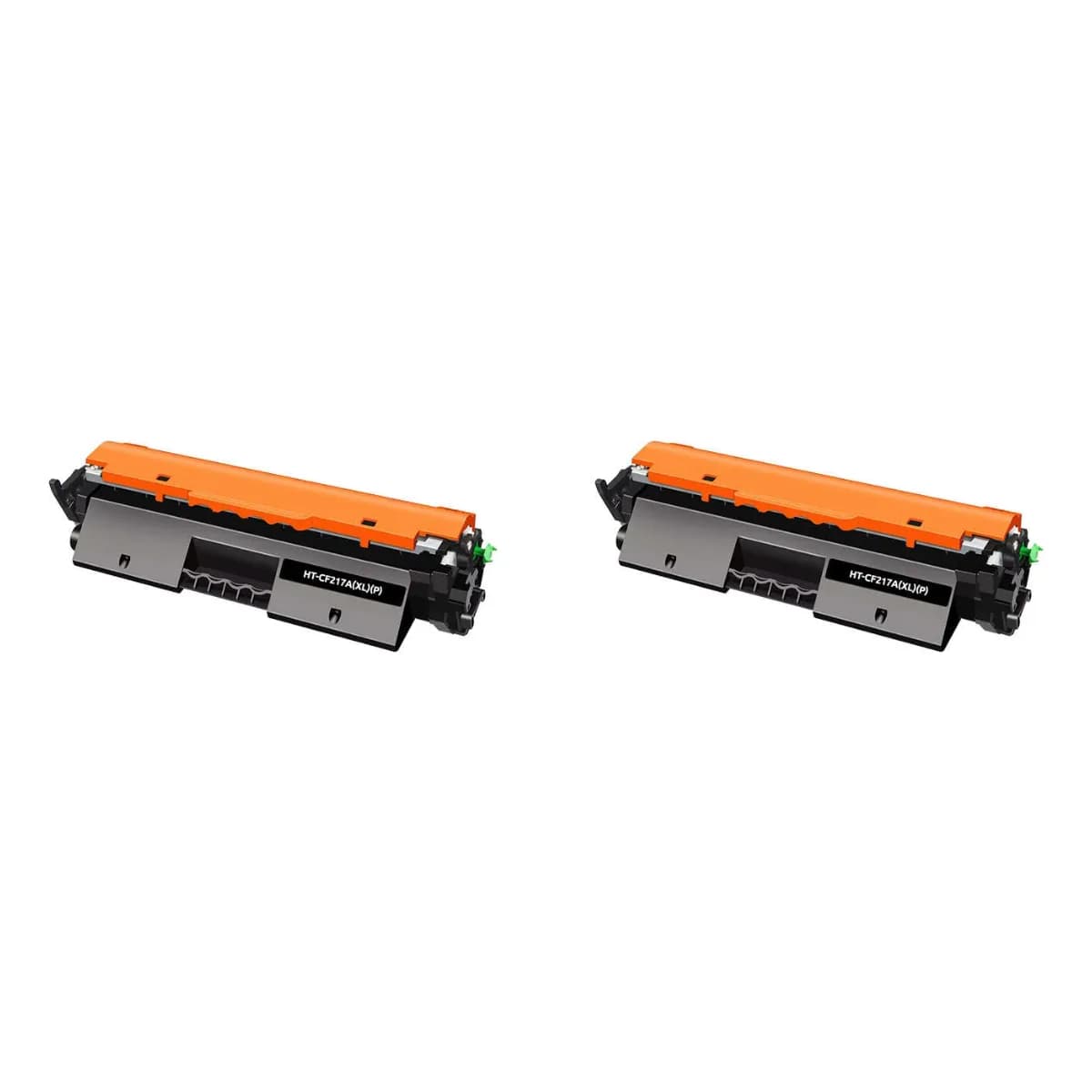 Pack de 2 tóneres compatibles HP CF217A 17A negro con chip