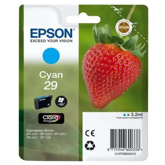 Cartucho de tinta original Epson 29 Fresa cian T2982