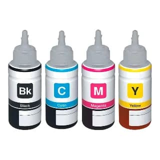 Pack 4 botellas de tinta compatibles Epson EcoTank CMYK miniatura 1