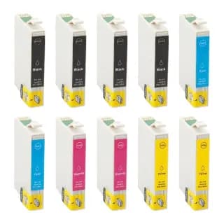 Pack 10 cartuchos compatibles Epson T0611 T0612 T0613 T0614 miniatura 1