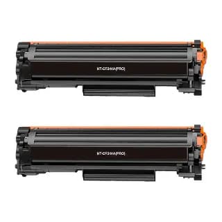 Pack 2 tóneres compatibles HP 44A CF244A negro con chip para LaserJet Pro M15 miniatura 1