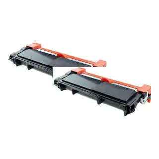 Pack 2 tóneres compatibles Brother TN2320 miniatura 1