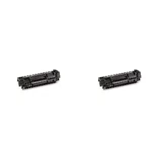 Pack de 2 tóneres compatibles HP 139A W1390A negro con chip miniatura 1