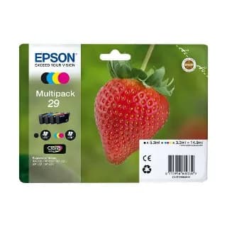 Multipack Epson 29 T2986 original cuatro colores serie fresa XP-235 miniatura 1