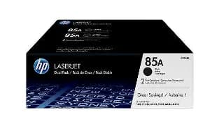 Pack 2x Tóner Original HP CE285A / 85A Negro miniatura 1