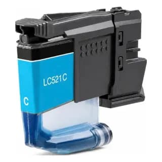 Cartucho de Tinta Compatible Brother LC521 Cyan miniatura 1