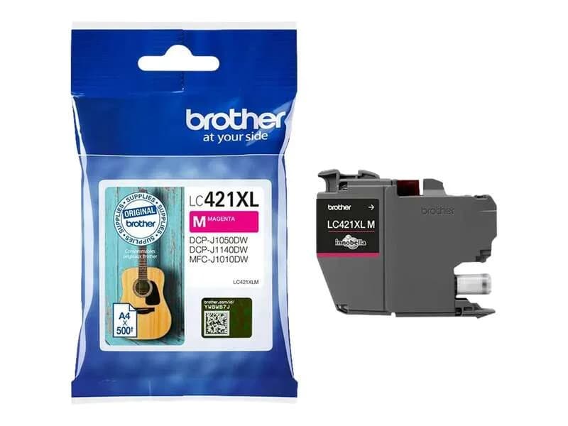 Cartucho tinta original Brother LC421XL magenta LC421XLM 500 páginas
