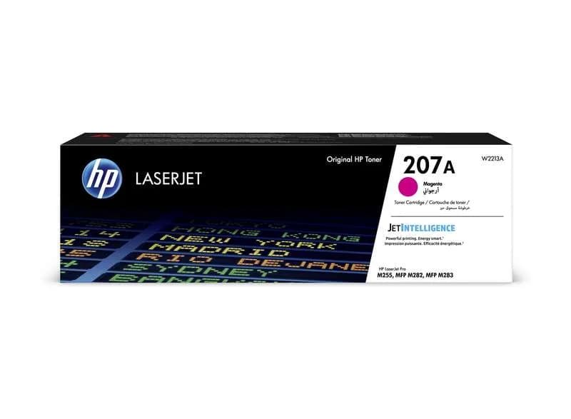 Tóner original HP 207A magenta W2213A para HP Color LaserJet Pro M255 M283