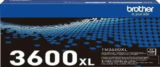 Tóner Original Brother TN3600XL Negro miniatura 1