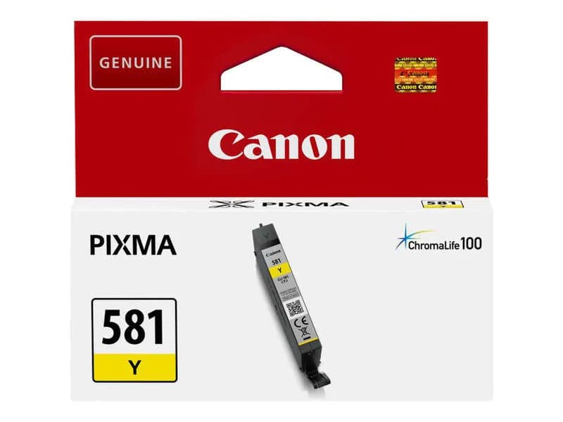 Cartucho de tinta original Canon CLI-581 amarillo para PIXMA