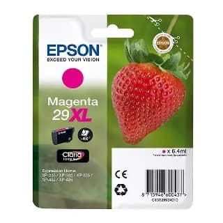 Cartucho de tinta Epson 29XL magenta original T2993 serie fresa XP-235 miniatura 1