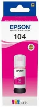 Botella de Tinta Original Epson 104 / C13T00P340 Magenta miniatura 1