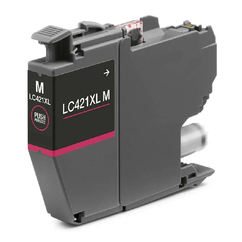 Cartucho compatible Brother LC421XL magenta 500 páginas