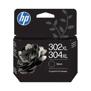 Cartucho de tinta original HP 302XL o 304XL negro de alta capacidad miniatura 1