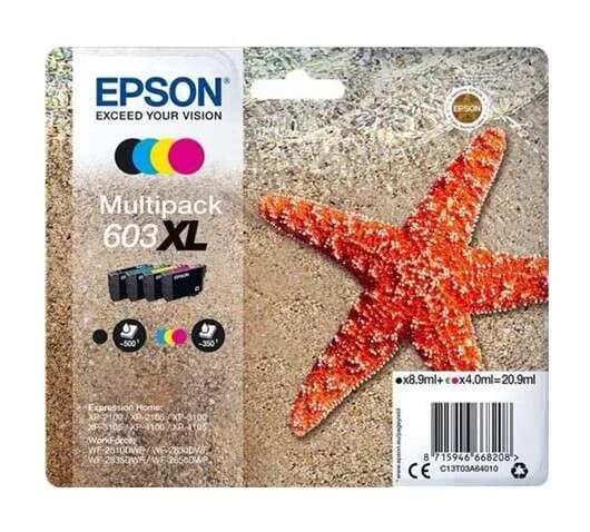Pack 4 cartuchos originales Epson 603XL CMYK para XP-2100 WF-2830