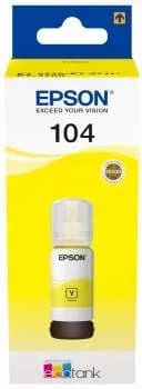 Botella de Tinta Original Epson 104 / C13T00P440 Amarillo