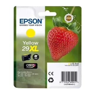 Cartucho de tinta Epson 29XL amarillo original T2994 serie fresa XP-235 miniatura 1