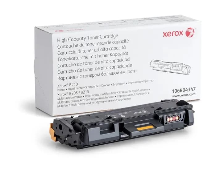 Tóner original Xerox 106R04347 negro alta capacidad para B205 B210 B215
