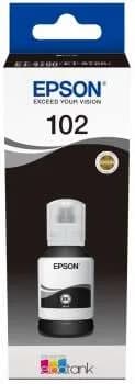 Botella de Tinta Original Epson 102 / C13T03R140 Negro